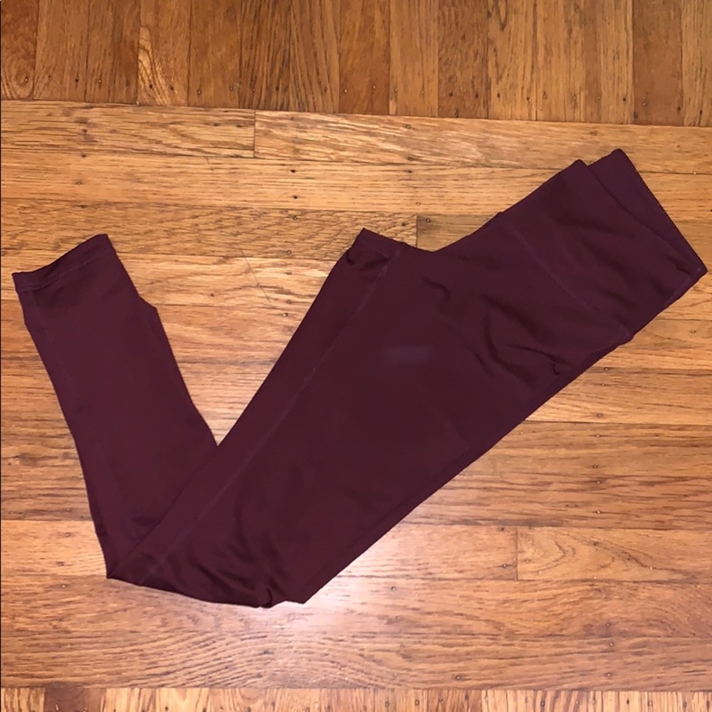 Maroon Z by Zella leggings